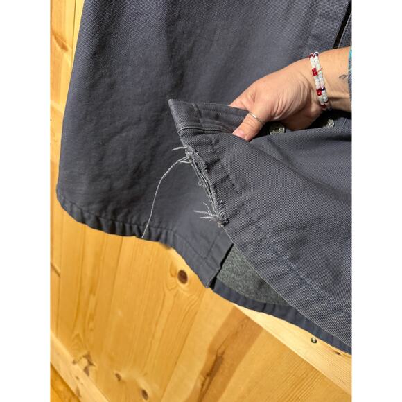 Duluth Trading Company XL Tall Men’s Fire Hose Fleece Lined Jacket Steel Blue - Picture 5 of 6